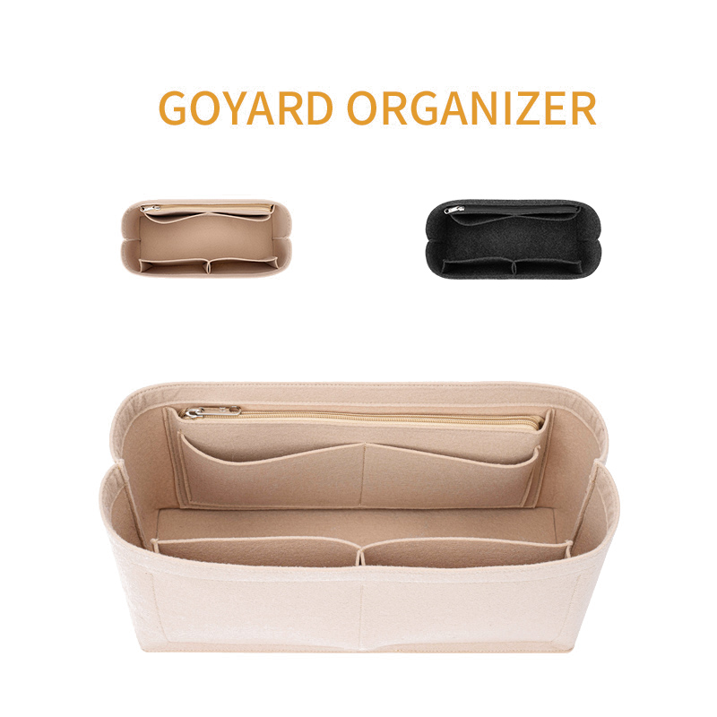 Luxury Bags Goyard - Felt Insert Bag Cosmetic Organizer Insert