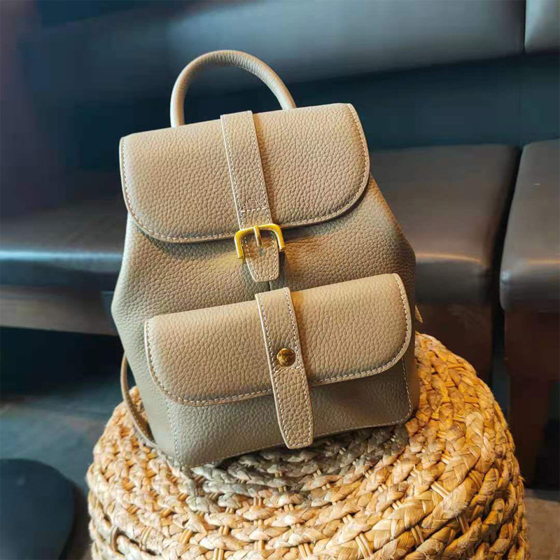 Luxury Bags Girls - Genuine Cowhide Leather Women's Backpack Luxury
