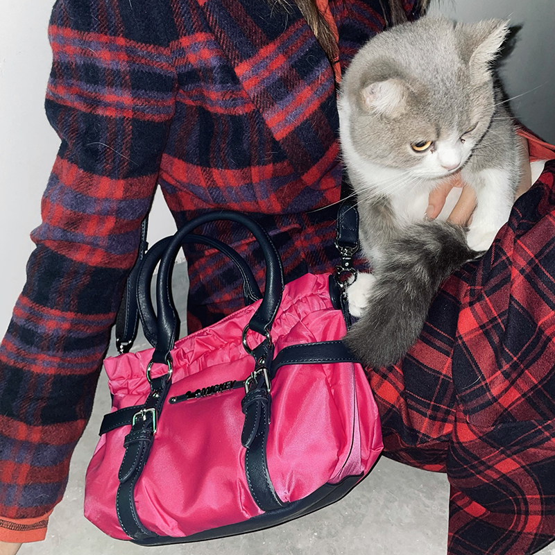 Luxury Bags For Young Women - Y2K Style Wood Grain Luxury Shoulder