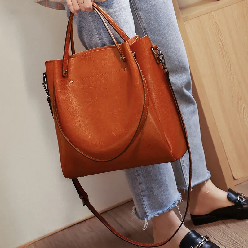 Genuine Leather Tote Bag for W - مراجعة Xl Luxury Bags وسعره