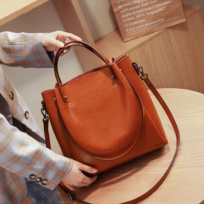 Genuine Leather Tote Bag for W - مراجعة Xl Luxury Bags وسعره
