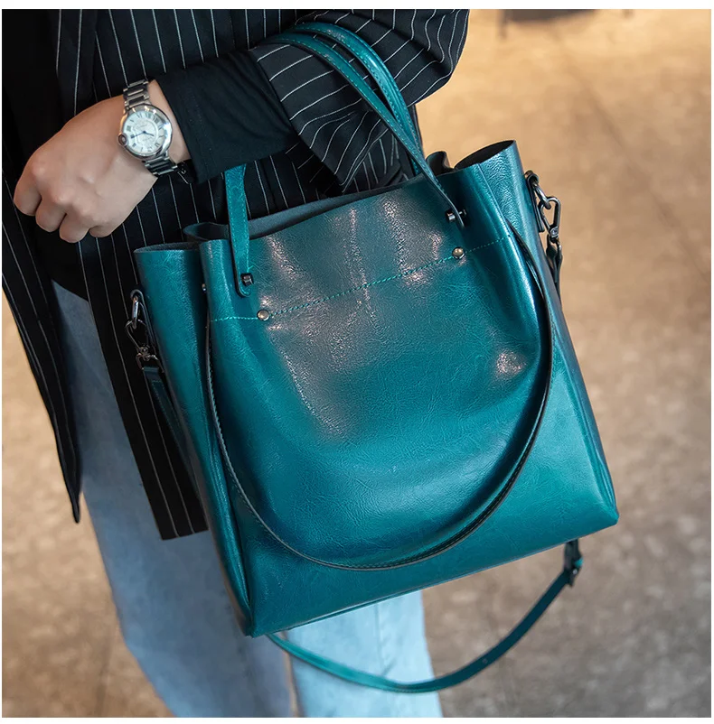 Genuine Leather Tote Bag for W - مراجعة Xl Luxury Bags وسعره