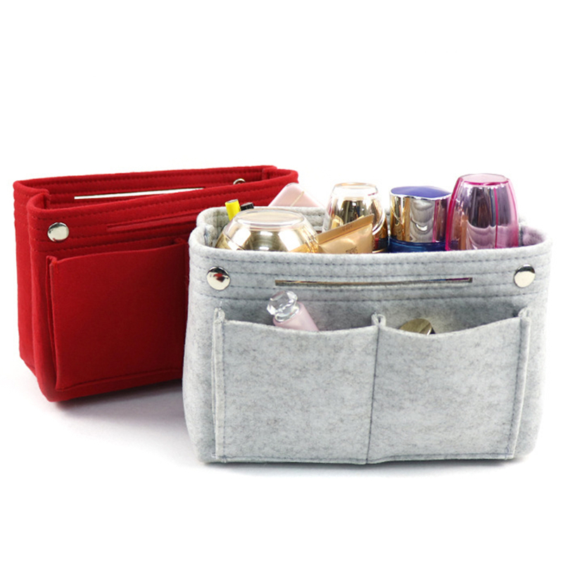Felt Insert Bag Cosmetic Organ - مراجعة Luxury Bags Goyard وسعره