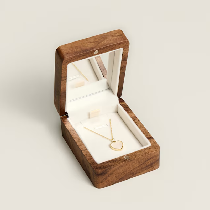 Wedding Necklace Box with Mirr - مراجعة Luxury Bags List وسعره