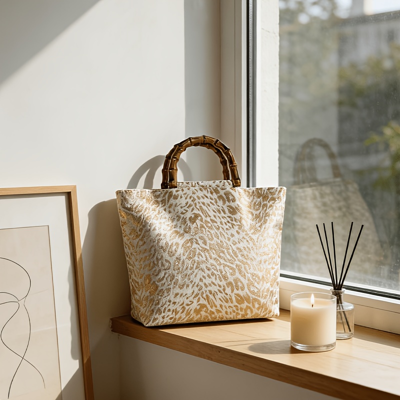 Women's Large Capacity Gold-Fo - مراجعة Xl Luxury Bags وسعره