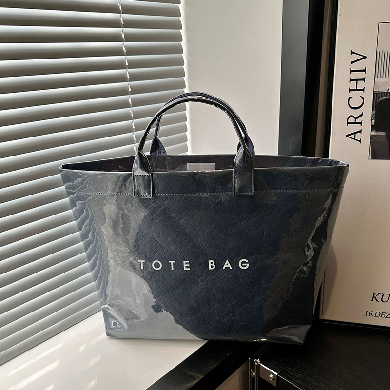 Solid Color Tote Bag,PVC Kraft - مراجعة Xl Luxury Bags وسعره