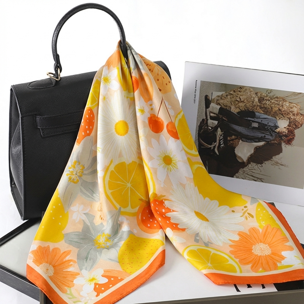 70*70cm Women Square Silk Scar - مراجعة Luxury Bags 2026 وسعره