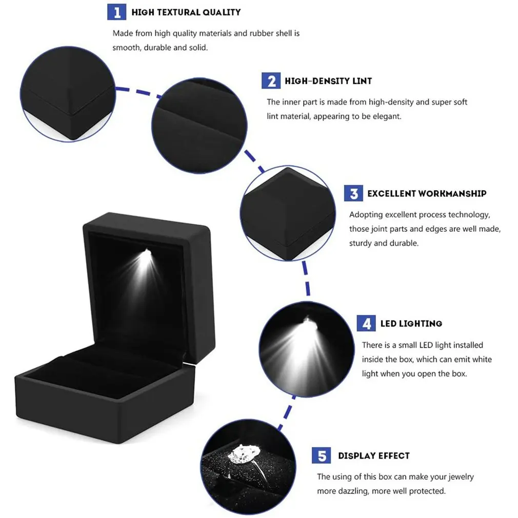 4 Colors 2026 Luxury Ring Box  - مراجعة Luxury Bags List وسعره