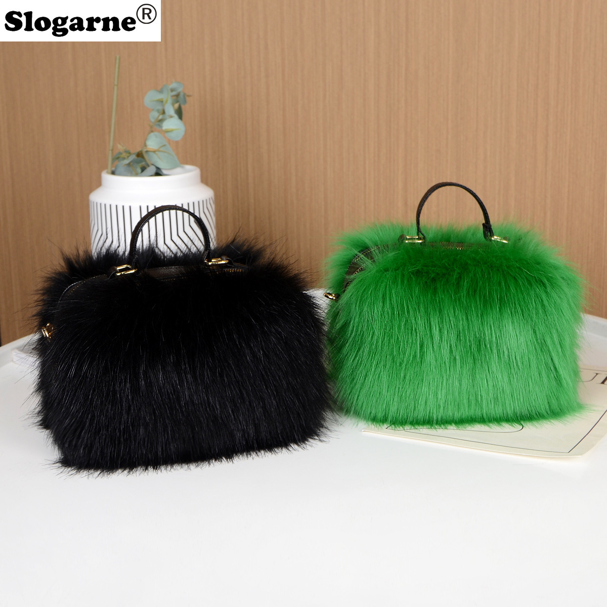 New High Quality Fox Fur Handb - مراجعة Luxury Bags Girls وسعره
