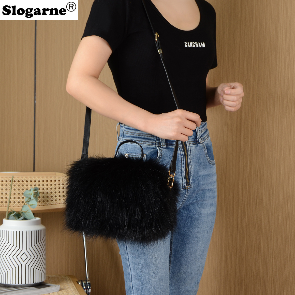 New High Quality Fox Fur Handb - مراجعة Luxury Bags Girls وسعره