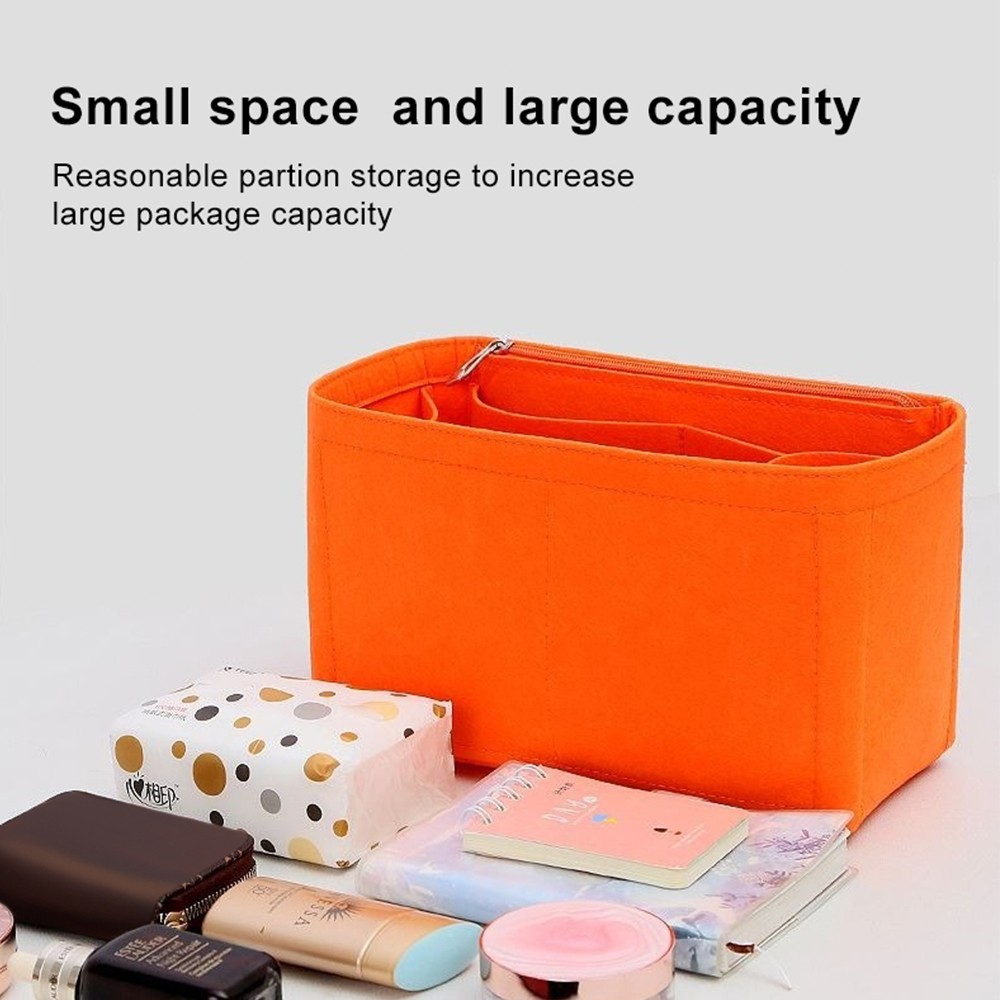 Felt Insert Bag Cosmetic Organ - مراجعة Luxury Bags Goyard وسعره