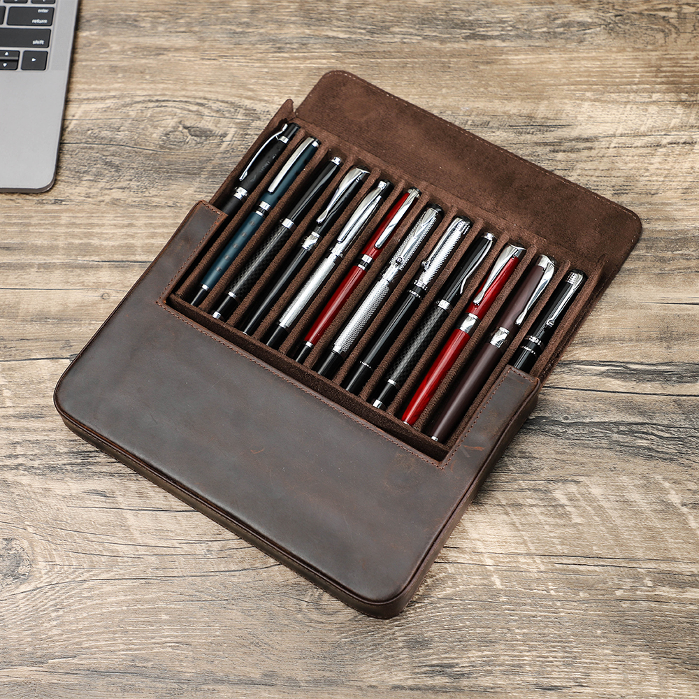 Luxury Genuine Leather 12 Slot - مراجعة Luxury Bags List وسعره