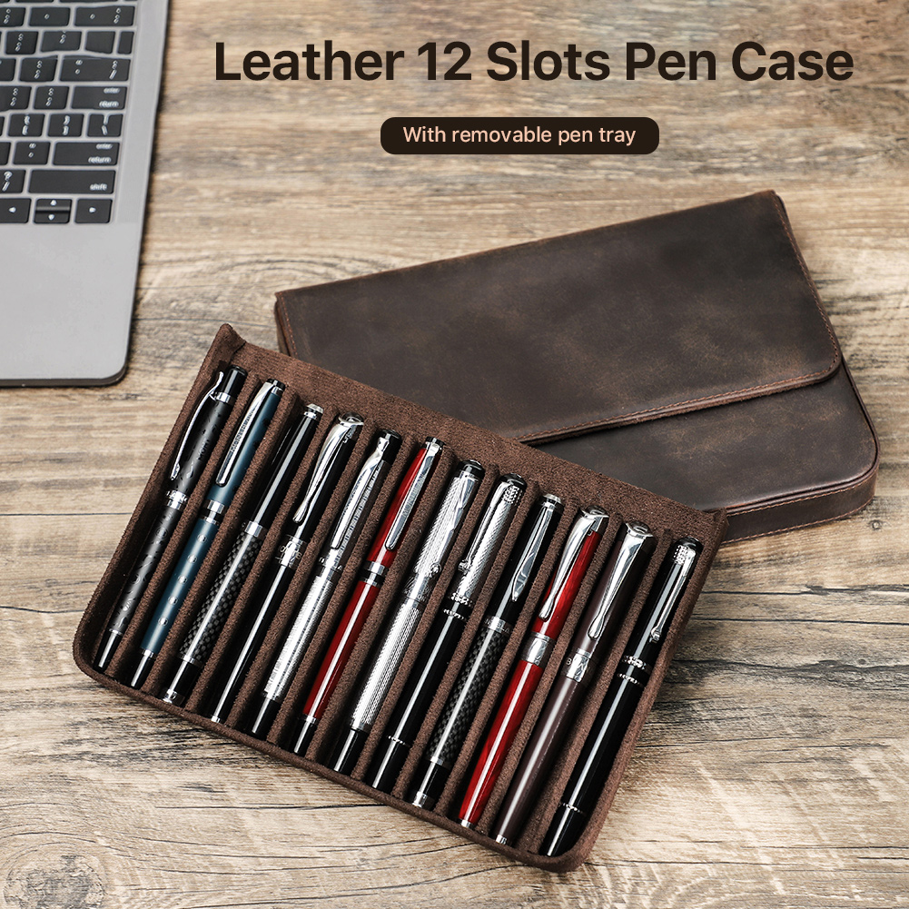 Luxury Genuine Leather 12 Slot - مراجعة Luxury Bags List وسعره
