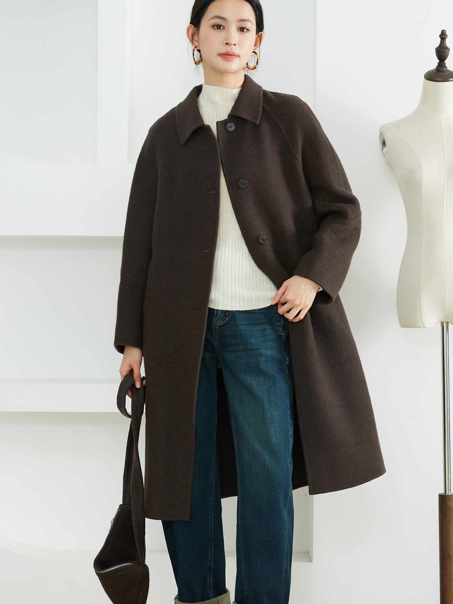 SILVIYE Luxury Wool Alpaca Lon - مراجعة Luxury Bags For Young Women وسعره