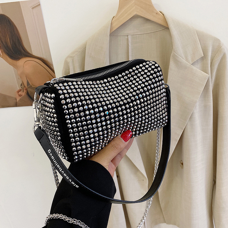 Luxury Bright Rhinestone Shoul - مراجعة Luxury Bags Girls وسعره