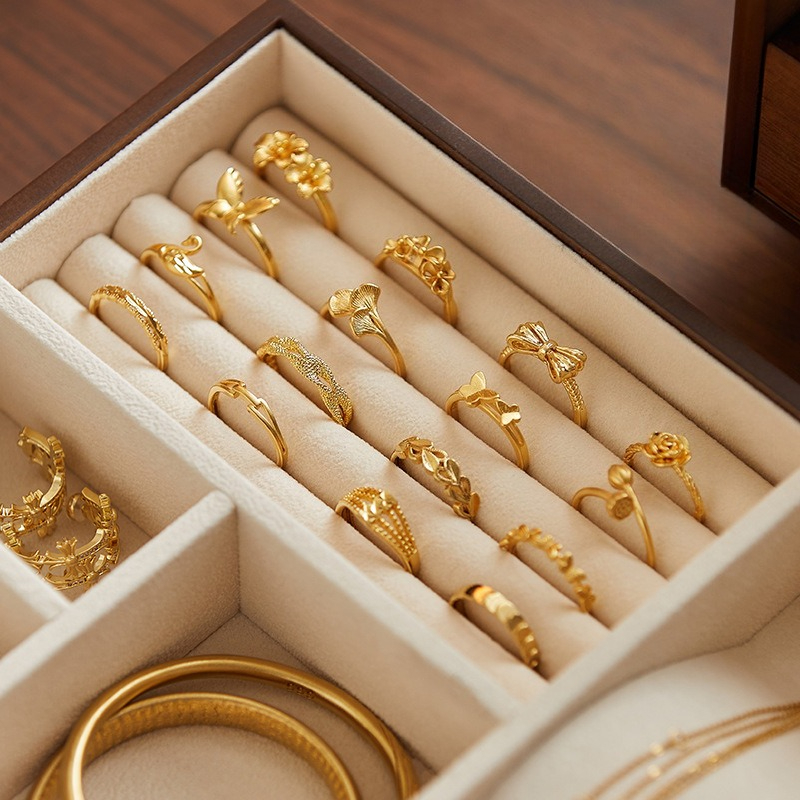 Solid Wood Jewelry Box Luxury  - مراجعة Luxury Bags List وسعره