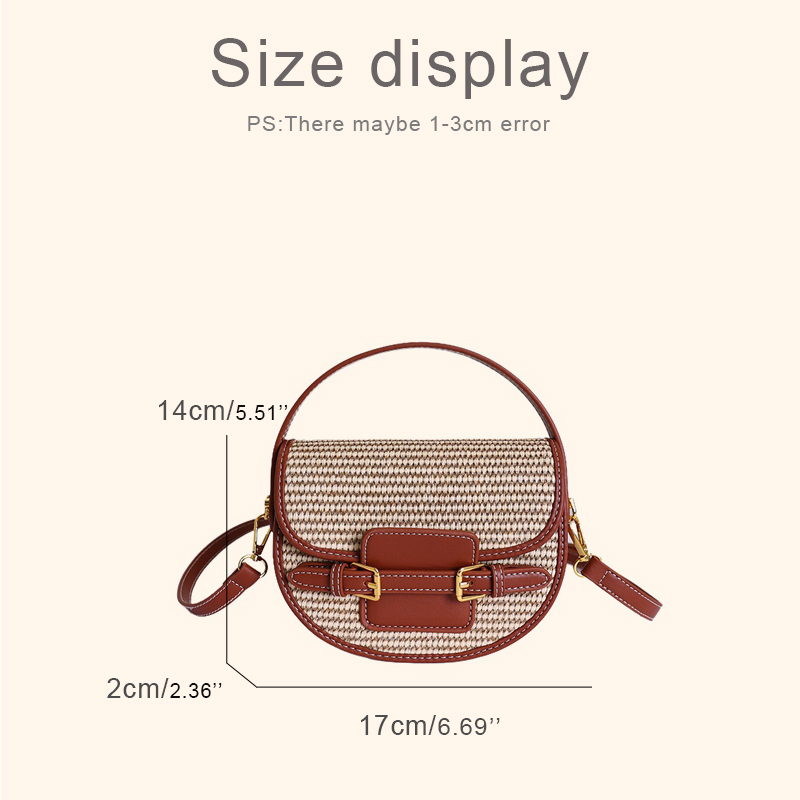 England Style Mini Straw Saddl - مراجعة Luxury Bags 2026 وسعره