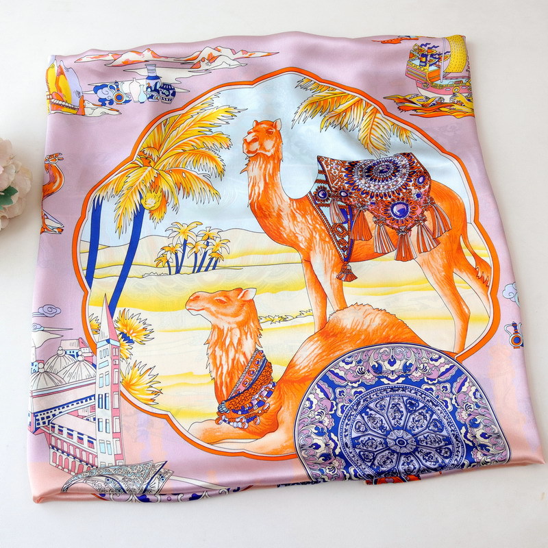 silk road Mulberry Satin Scarf - مراجعة Luxury Bags Hong Kong وسعره