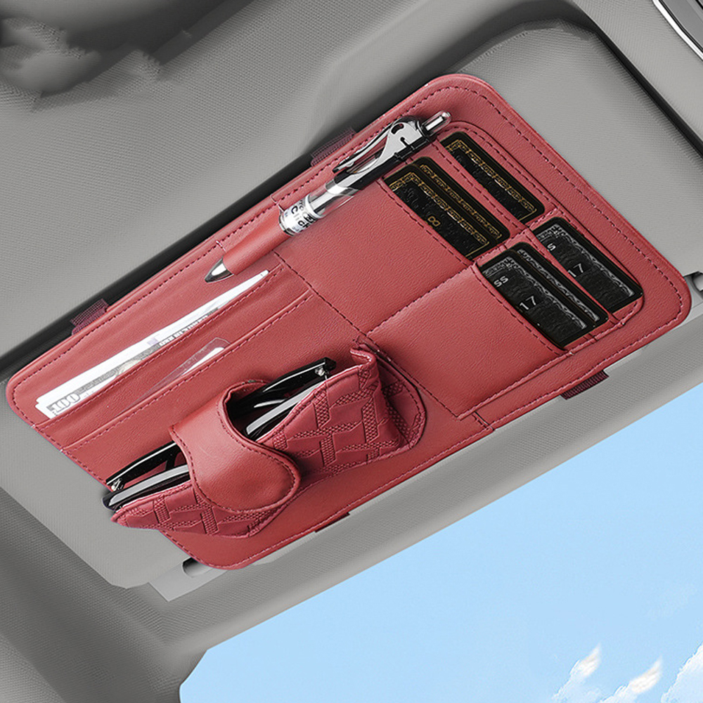 Car Sun Visor Glasses Holder M - مراجعة Luxury Bags List وسعره