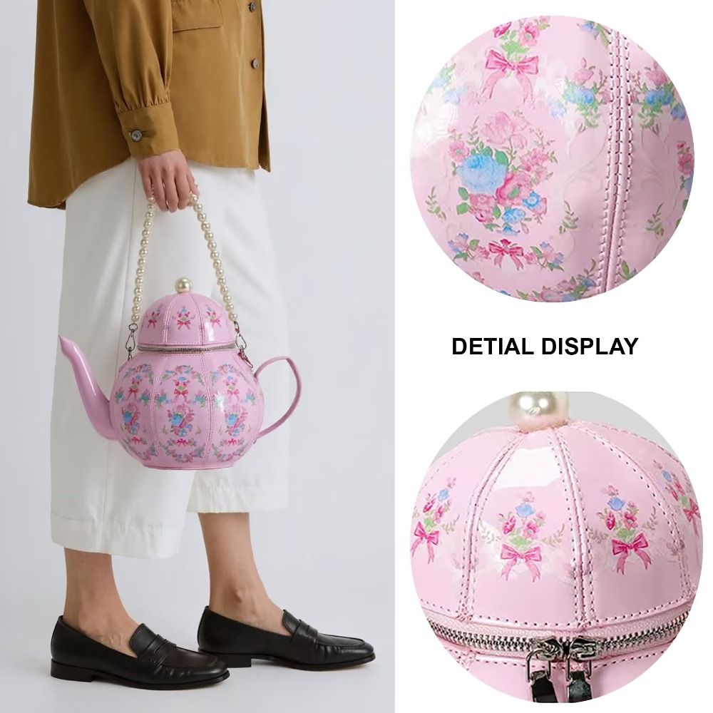New PU Leather Teapot Design H - مراجعة Luxury Bags Girls وسعره